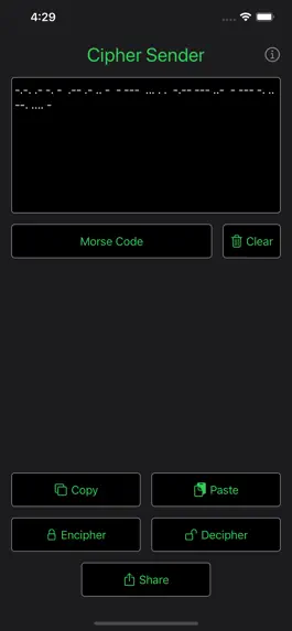 Game screenshot Cipher Sender apk