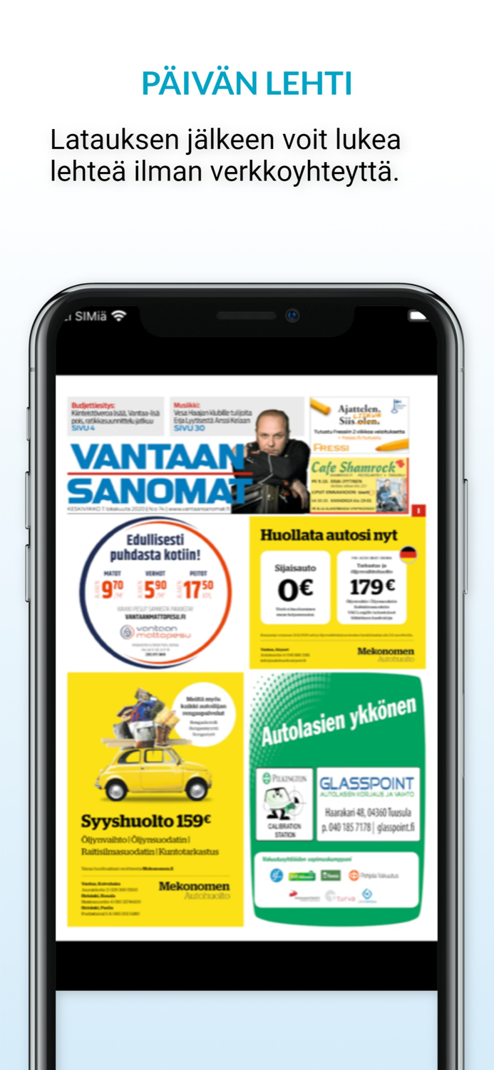 Vantaan Sanomat päivän lehti