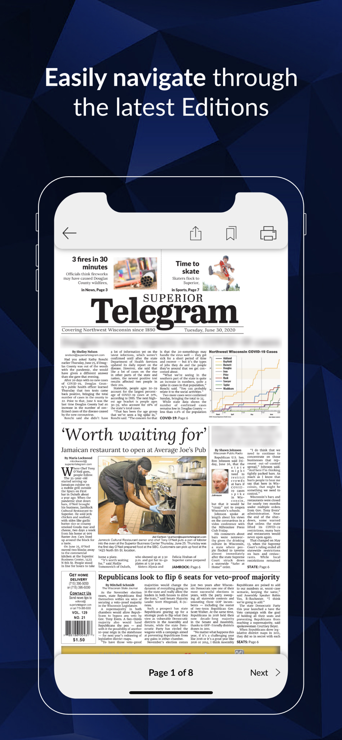 Superior Telegram E-paper