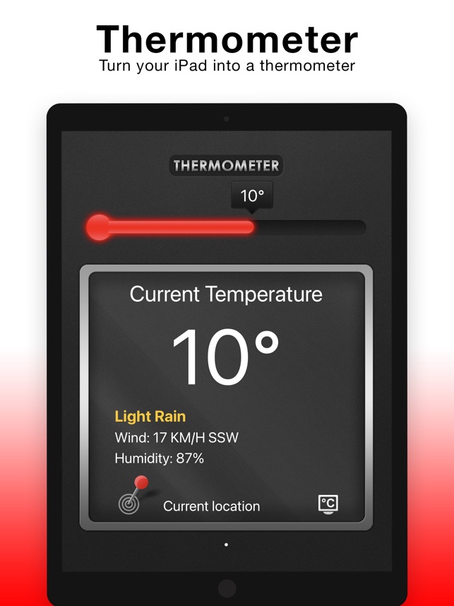 Thermometer in de App Store
