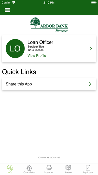 My Arbor Bank Mortgage Screenshot