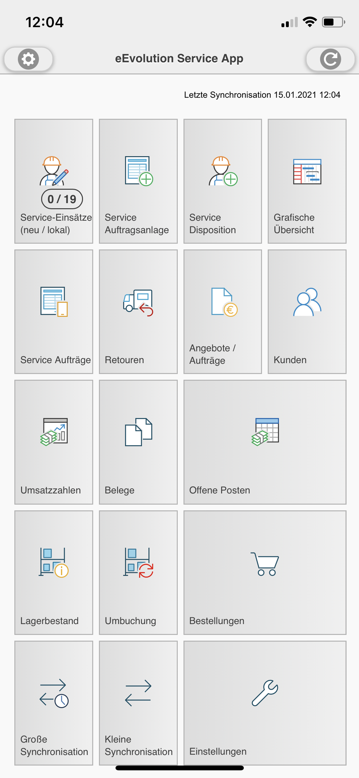eEvolution Service App screenshot 4