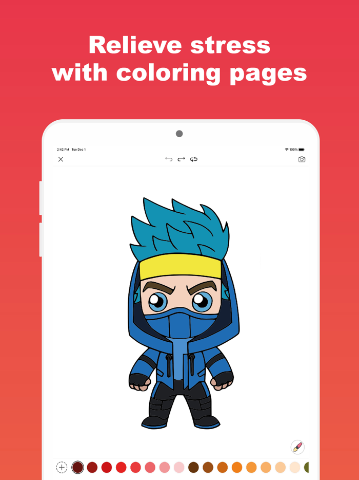 Colortnite Nite Coloring Game