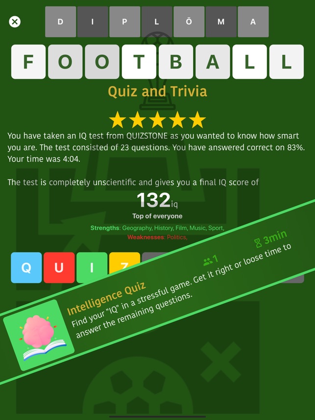 Quiz de Futebol: Perguntas on the App Store