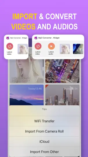 Capture d'écran de MP3 Converter-Extracteur Audio sur iPhone 2