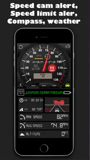 speedometer ⊲ iphone screenshot 1