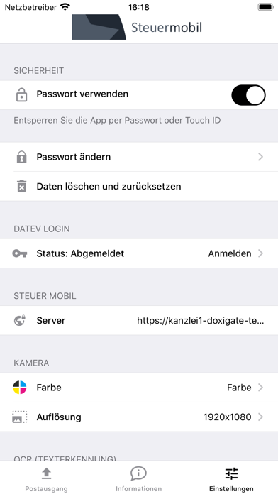 Steuer mobil Screenshot