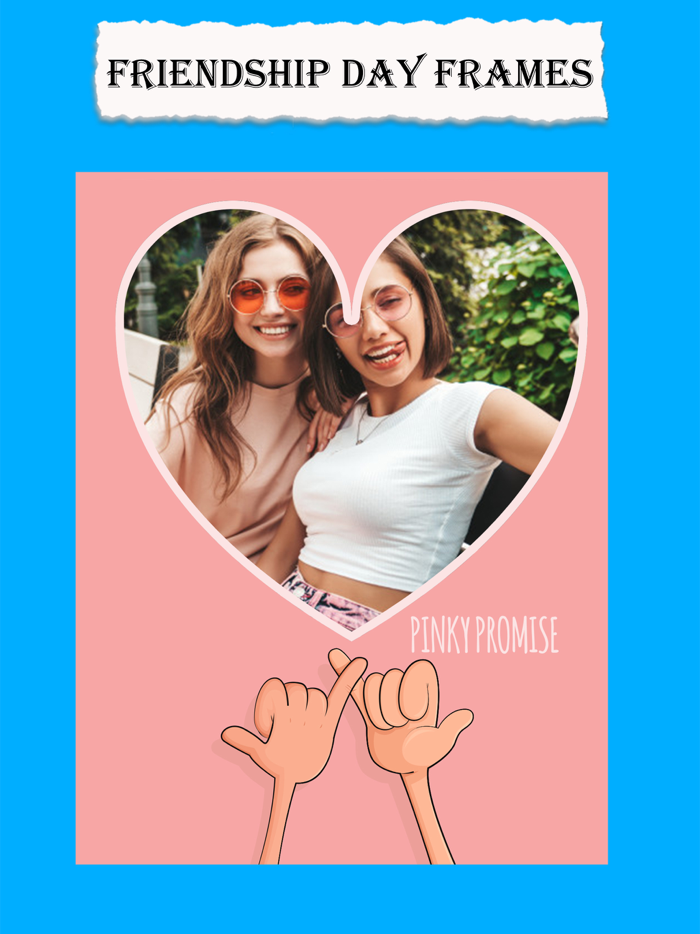 Friendship Day Frames and Ecards