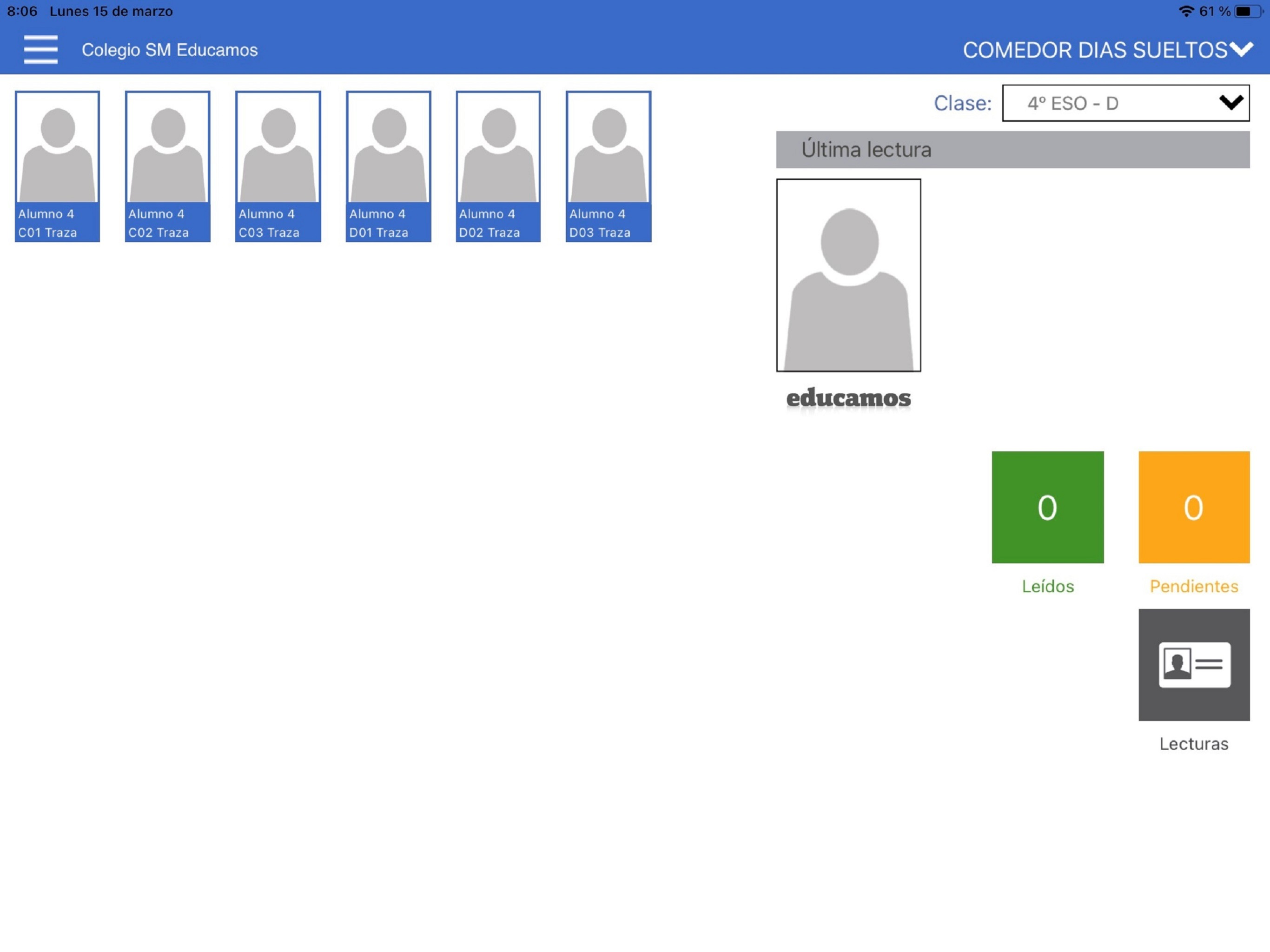 Educamos – Aplicación comedor screenshot 3