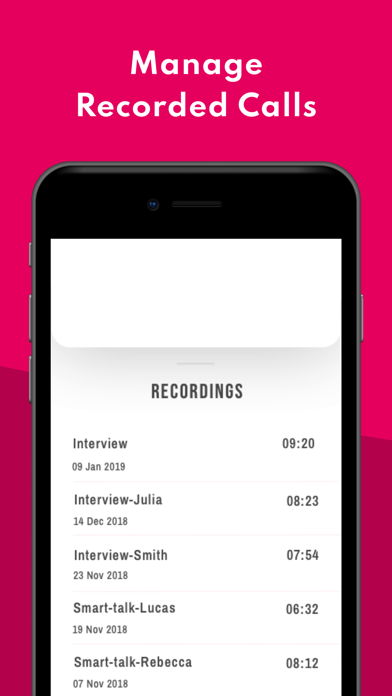 Call Recorder: Save & Listen Screenshot