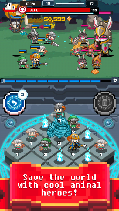 Heroes Battle 2048 Screenshot