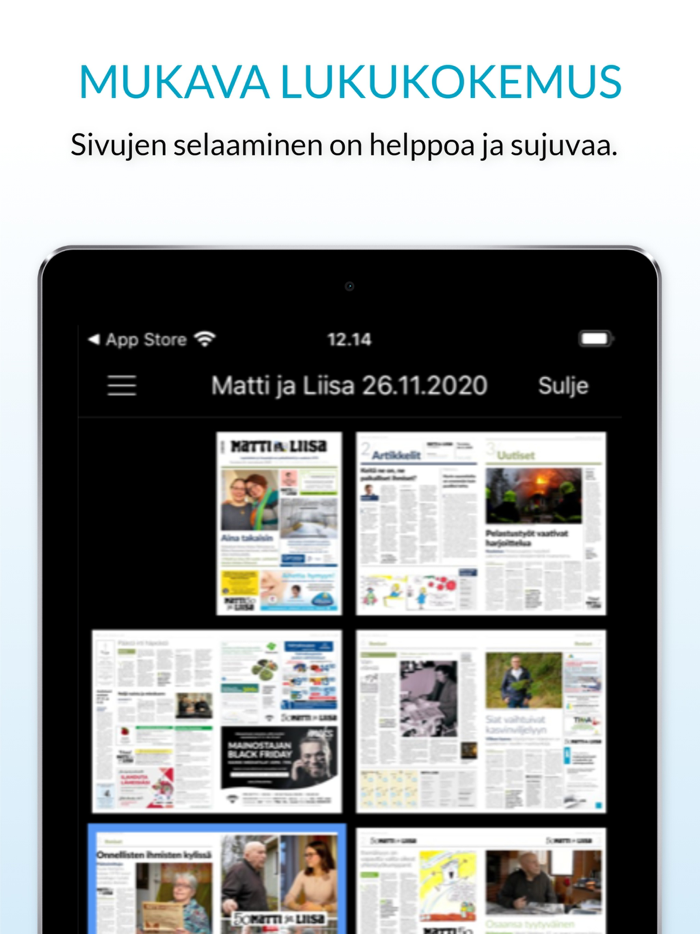 Matti ja Liisa päivän lehti