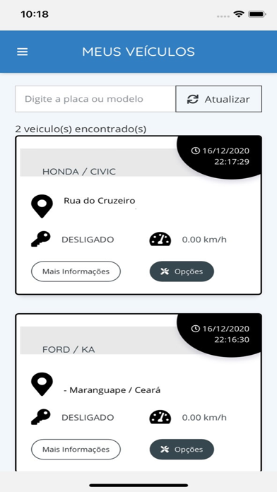 Meu Veículo Cliente Screenshot