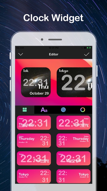Digital Clock Color Widgets screenshot-4