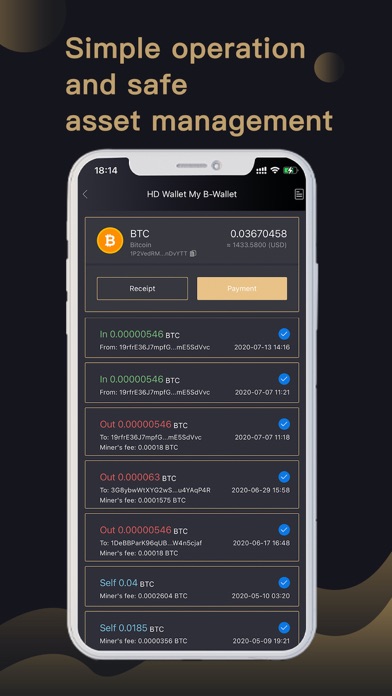 B-Wallet Screenshot