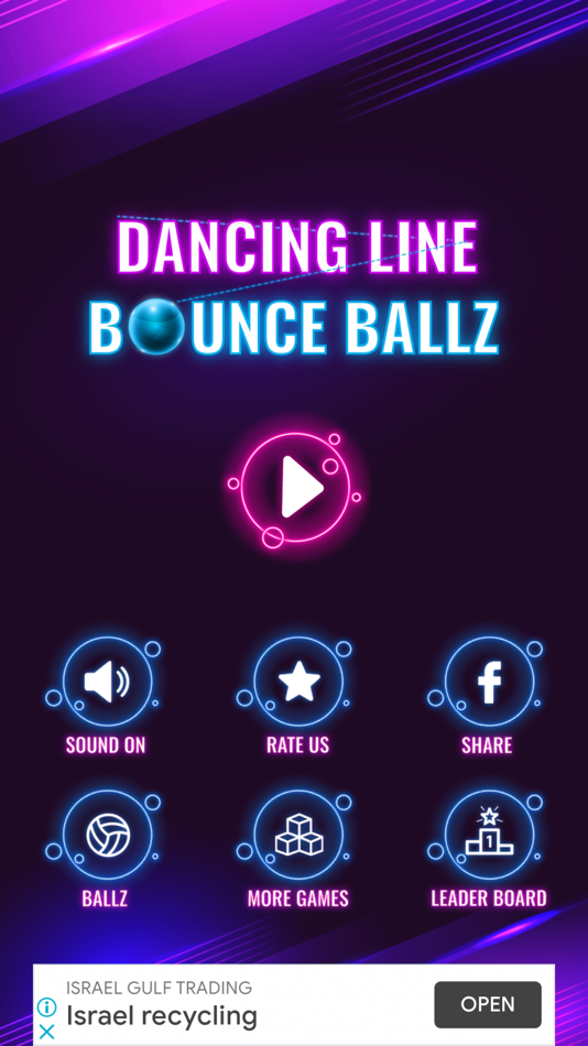 #1. Dancing Line Bounce Ballz (iOS) 由: Shiv Technolabs Private Limited