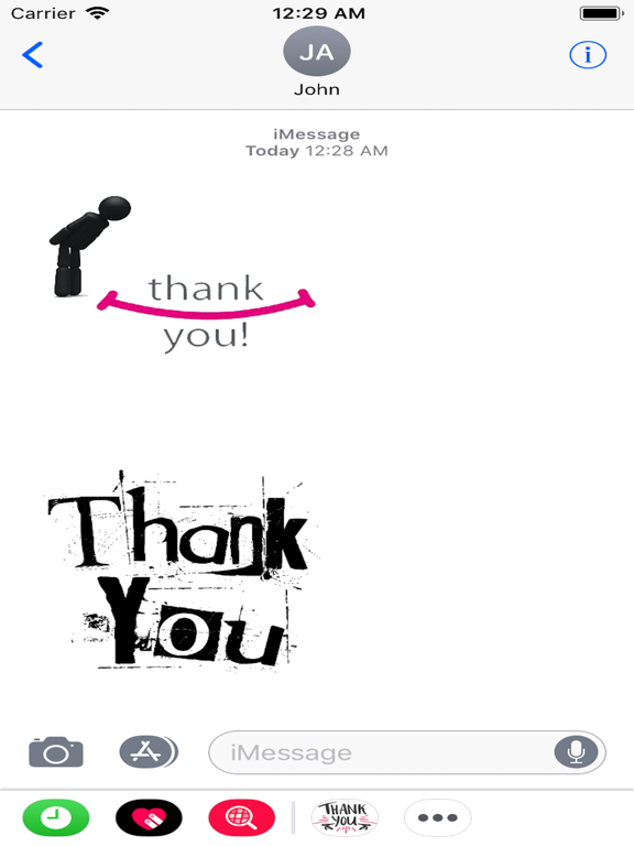 Screenshot #6 pour Thank You Stickers 2018