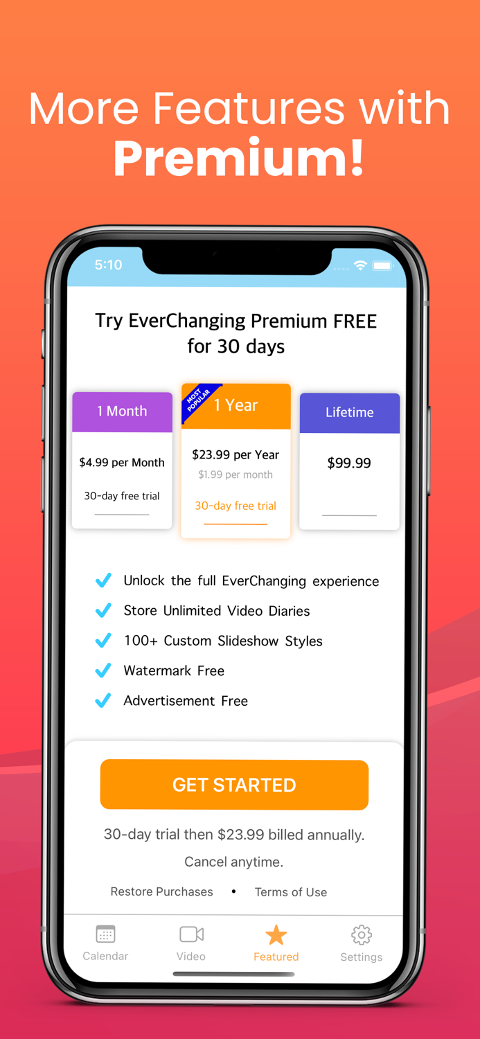 Daily Video Diary EverChanging