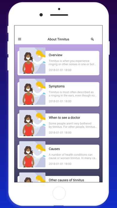 Tinnitus Relief Sound Screenshot