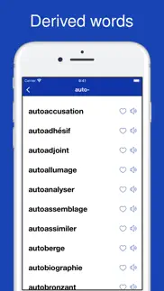 french word parts, vocabulary iphone screenshot 3