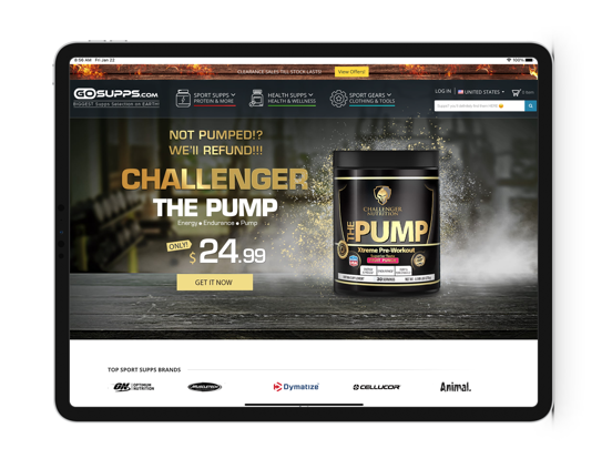 Screenshot #4 pour GoSupps.com