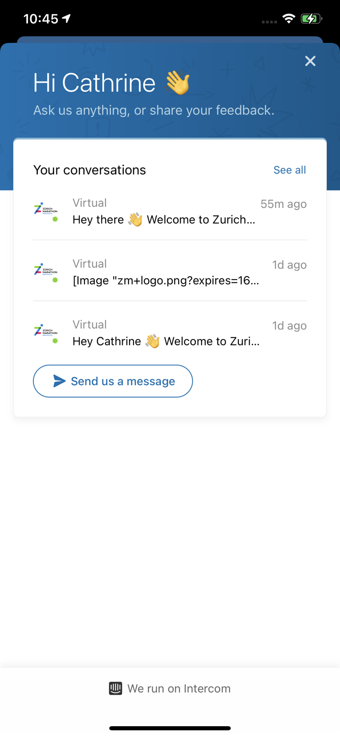 Zurich Marathon Virtual Run