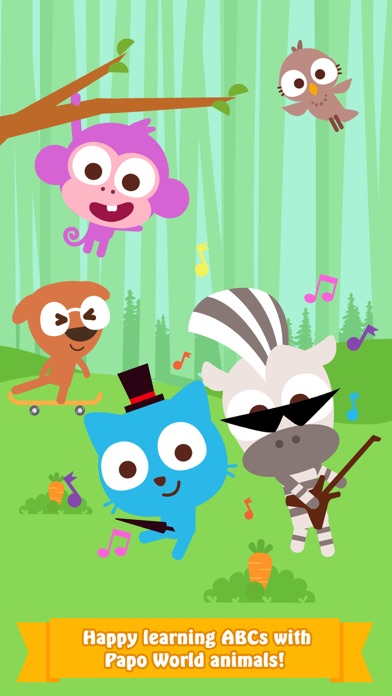 Purple Pink A to Z Animals Screenshot
