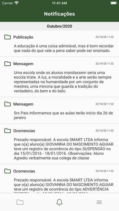 Escola Mentes Brilhantes Screenshot