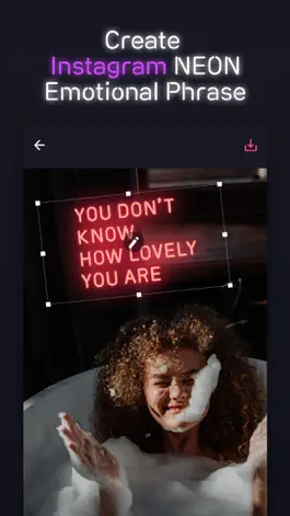 Game screenshot NEON GIF+TEXT Video Effects hack
