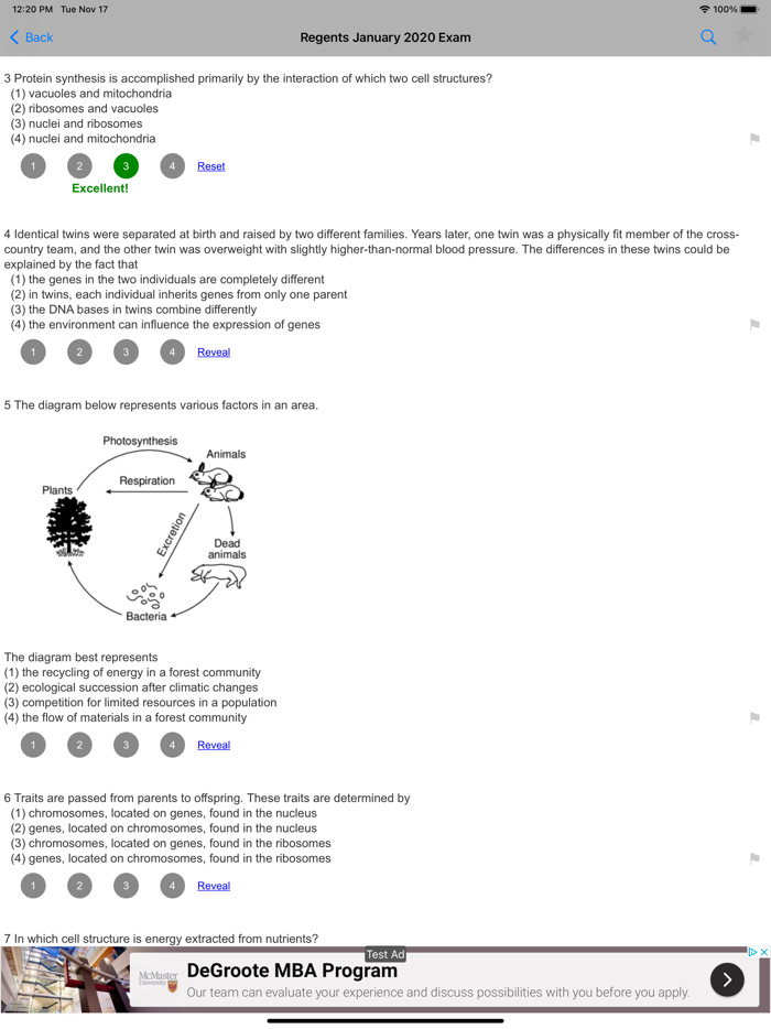 Regents Living Environment