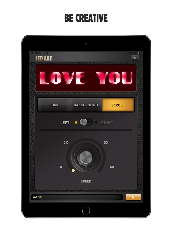 Led Light Scrolling Texts