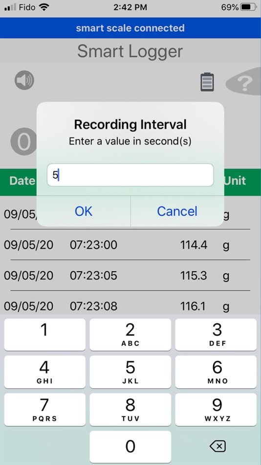 #5. Lab Scale - SmartLogs Pro (iOS) 来自: ReFleX Wireless Inc.