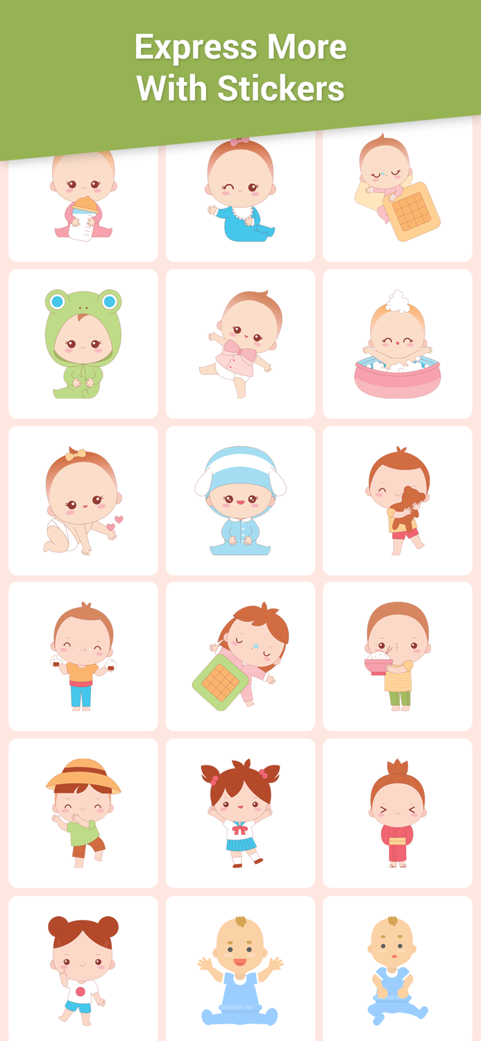 Baby Cam Pregnancy Stickers