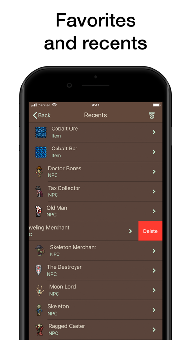 Pocket Wiki for Terraria Screenshot