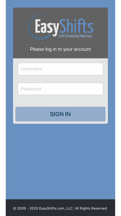 EasyShifts Screenshot