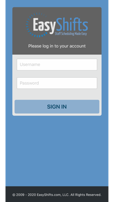 EasyShifts screenshot 1