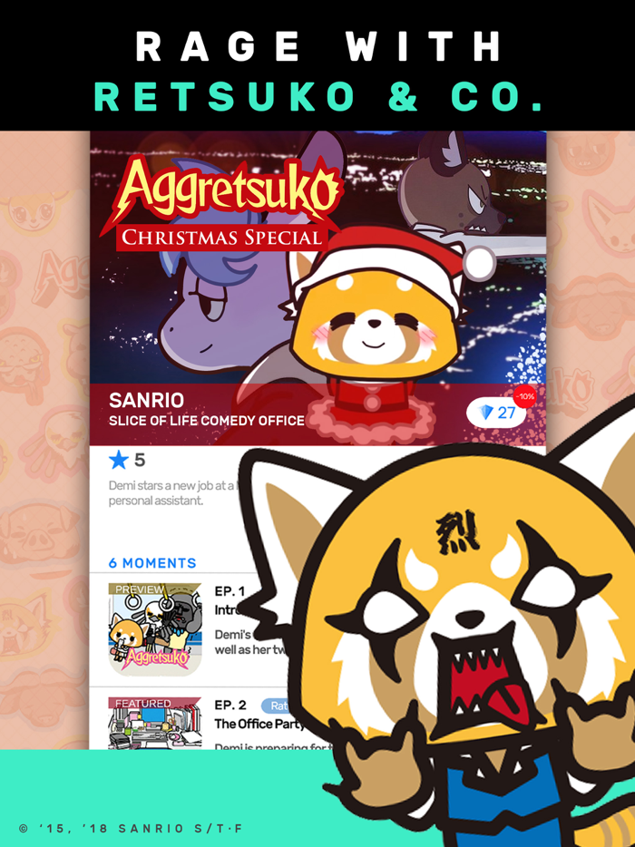 MomentSQ™ Aggretsuko Christmas