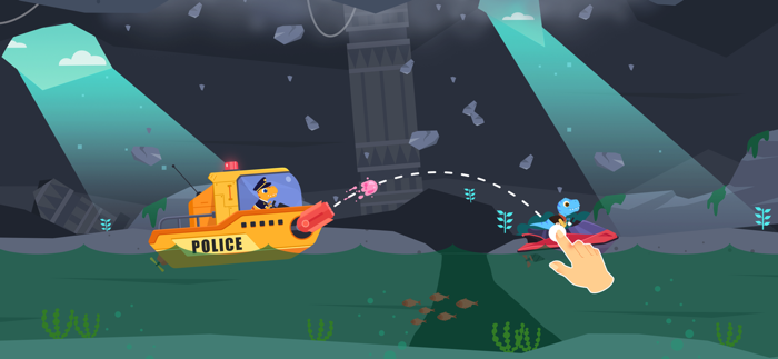 Dinosaur Police Games for kids