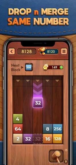 Game screenshot Drop and Merge : Number Puzzle mod apk