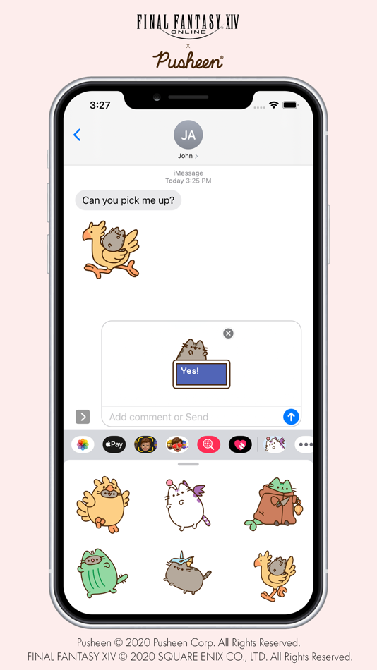 #2. FINAL FANTASY XIV x Pusheen (iOS) De: Pusheen Corp