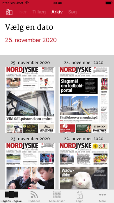 NORDJYSKE Stiftstidende Screenshot