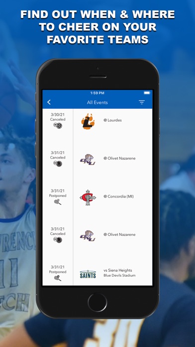LTU Athletics Screenshot