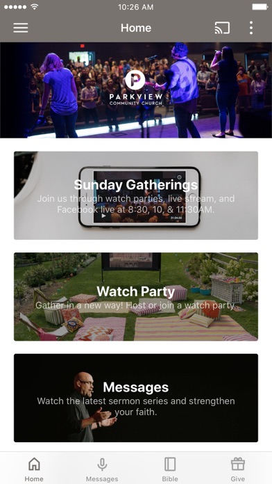 Parkview Community Church Screenshot
