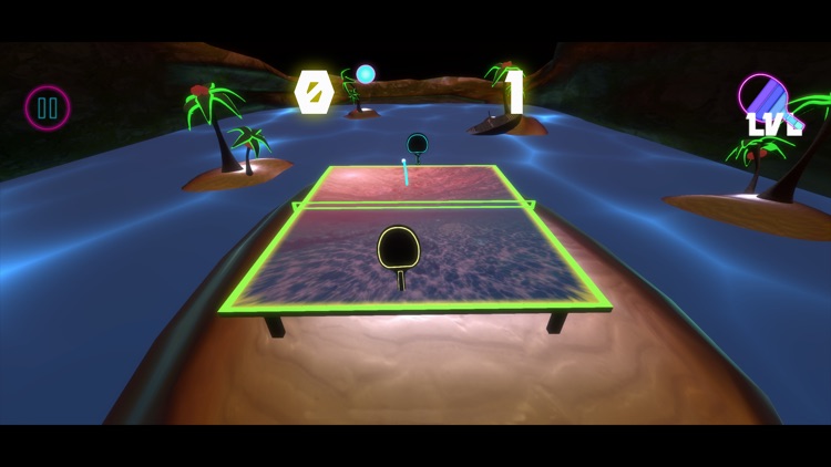 Table Destroyer: Neon Tennis screenshot-7