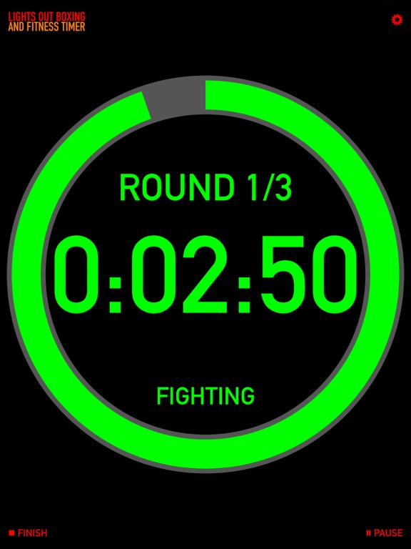 Screenshot #4 pour Lights Out Boxing Timer