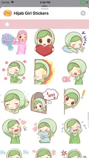 hijab girl stickers iphone screenshot 4