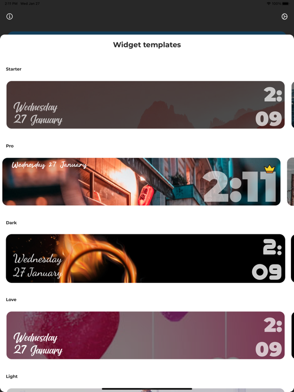 Screenshot #5 pour Date and Time Widget