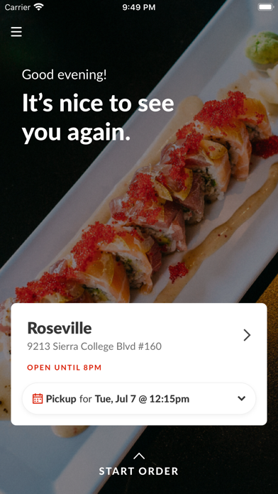 Sushi Omakase Roseville Screenshot