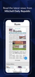 Mitchell Republic E-paper screenshot #1 for iPhone