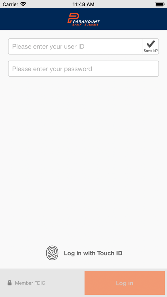 #2. Paramount Business Mobile (iOS) Ved: Paramount Bank